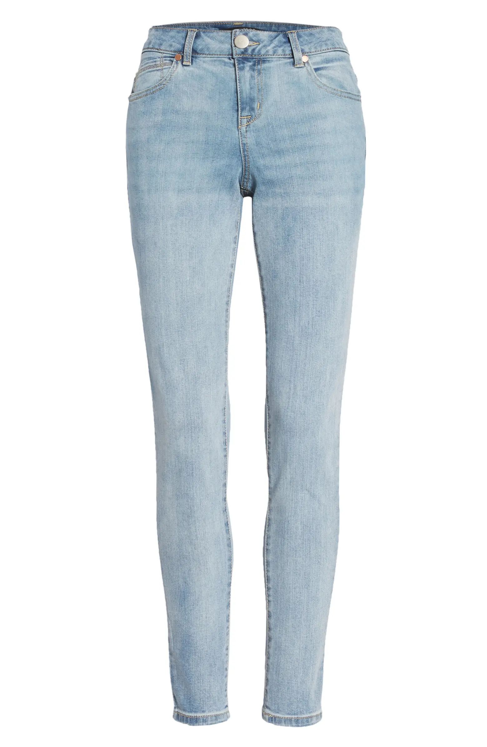 Mid Rise Organic Cotton Blend Ankle Skinny Jeans | Nordstrom