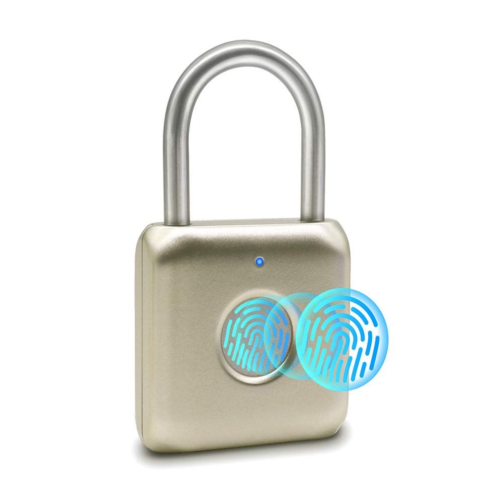 Fingerprint Padlock eLinkSmart Digital Padlock Locker Lock Metal Keyless Thumbprint Lock for Gym Loc | Amazon (US)