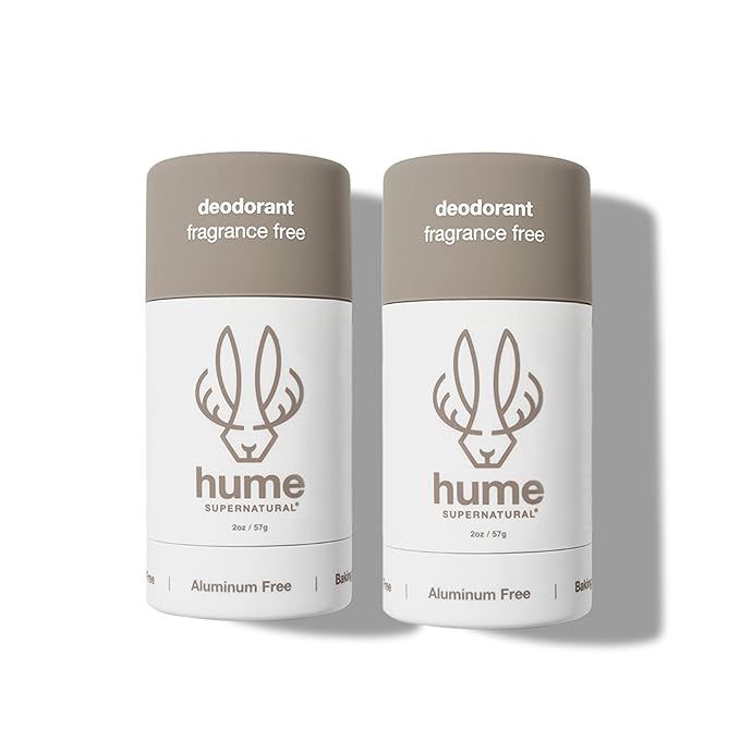 Hume Supernatural Natural Deodorant Aluminum Free for Women & Men, Natural Ingredients, Probiotic... | Amazon (US)