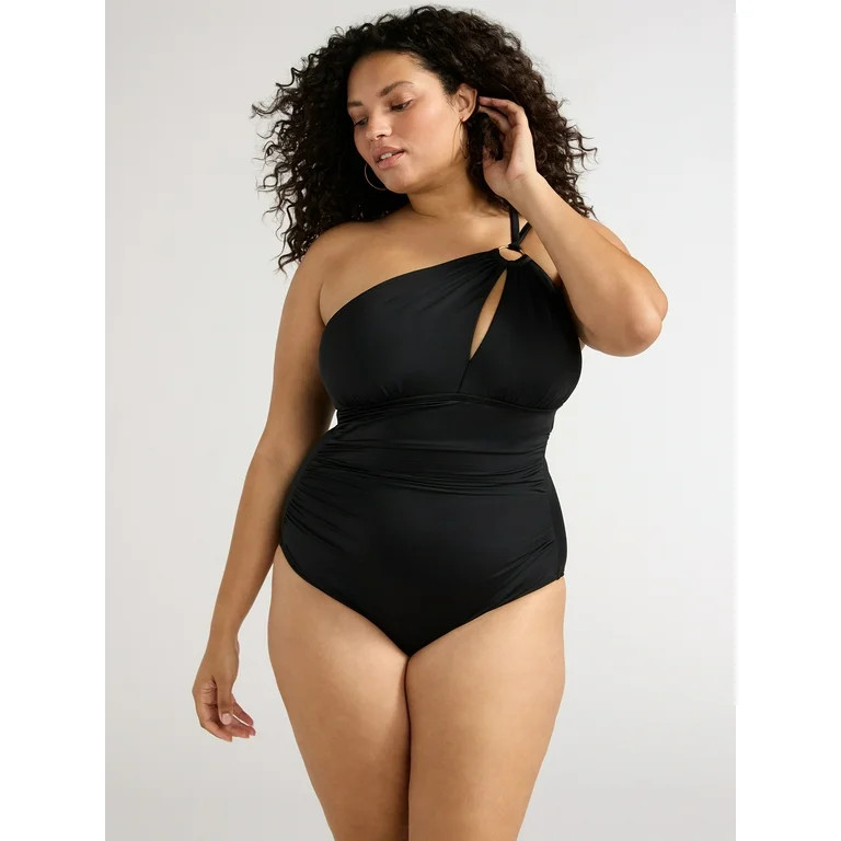 Sofia by Sofia Vergara Women's and Plus Alaina One Piece Swimsuit with Shaping and Curvetex®, Si... | Walmart (US)