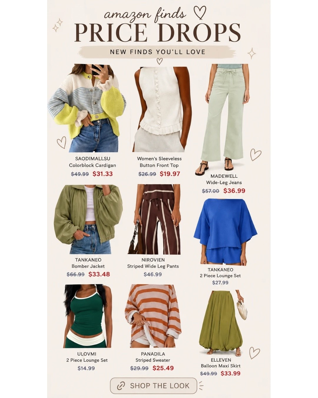 Amazon fall finds are starting to hit 👀🍂 and these price drops are GOOD. Cozy layers, easy matching sets, wide-leg pants, statement knits + the cutest balloon maxi skirt—all giving that effortless late summer → fall transition without the designer price tag. 🤎

Comment LINK or tap my LTK link to shop all of these Amazon fashion finds! 🛍️

Which are you grabbing first?! I’m loving the colorblock cardigan + olive skirt. 😍 


#AmazonFashion #AmazonFinds #AmazonFashionFinds #AmazonStyle #AmazonMustHaves #FallFashion #FallOutfits #FallFashion2026 #AffordableFashion #AffordableStyle #LTKFinds #LTKFashion #ShopLTK #FallStyle #FashionFinds

#LTKxMadewell #LTKmomlife #LTKSaleAlert