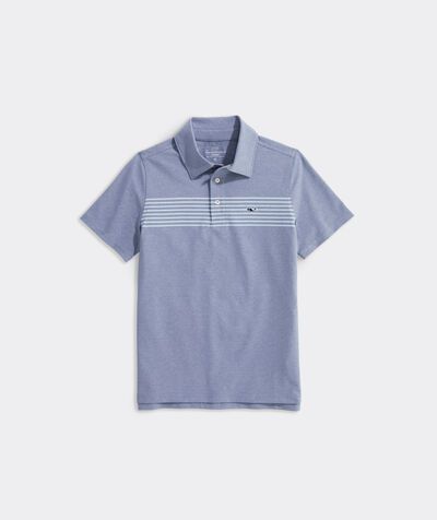 Boys' Horizon Chest Stripe Sankaty Polo | vineyard vines