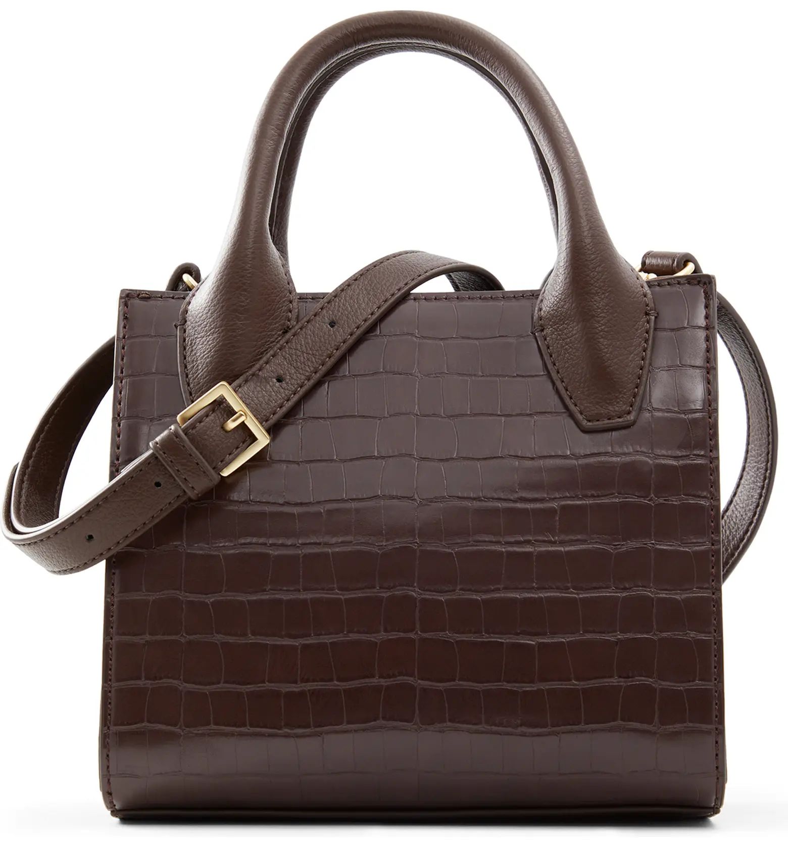 Who What Wear Sofia Croc Embossed Recycled Faux Leather Tote | Nordstrom | Nordstrom