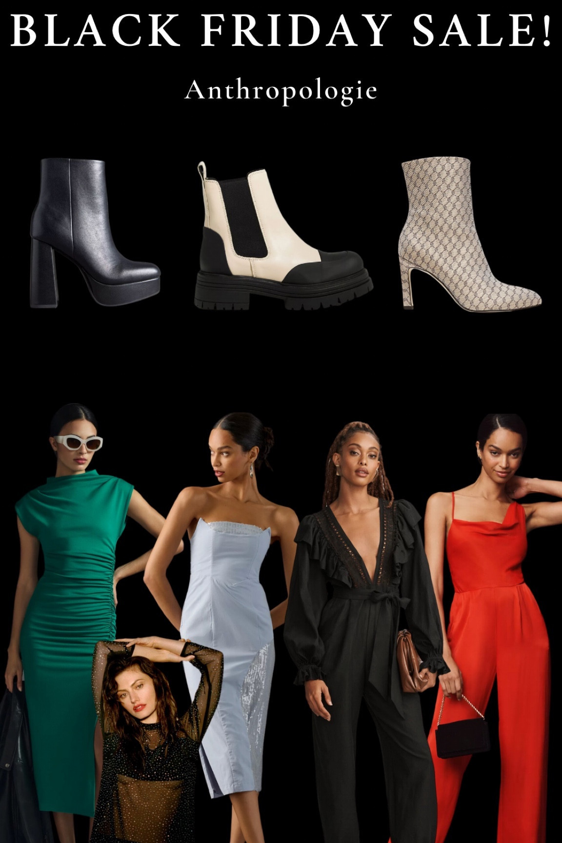 Shop my favorite pieces from the Anthropologie Black Friday & Cyber Monday sale! Here are some of my favorite booties, dresses & jumpsuits!

#LTKGiftGuide #LTKstyletip #LTKCyberWeek