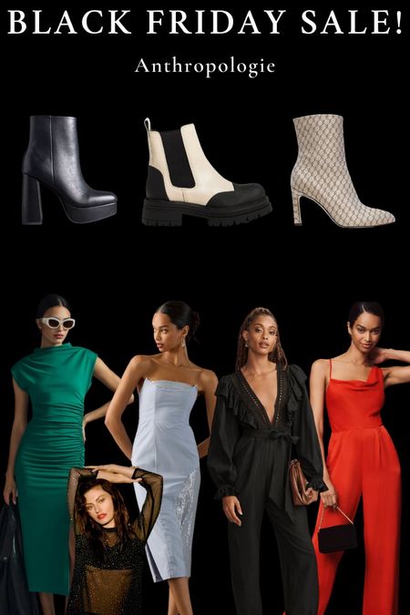 Shop my favorite pieces from the Anthropologie Black Friday & Cyber Monday sale! Here are some of my favorite booties, dresses & jumpsuits!

#LTKGiftGuide #LTKstyletip #LTKCyberWeek