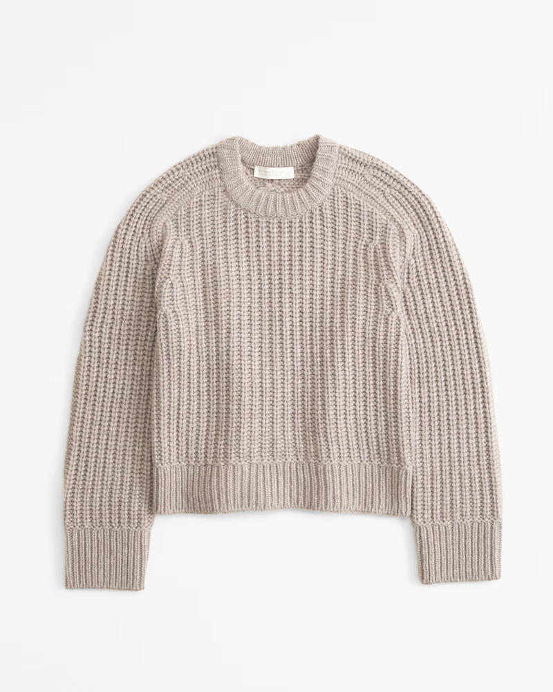 The A&F Madeline Wool-Blend Crew Sweater | Abercrombie & Fitch (US)
