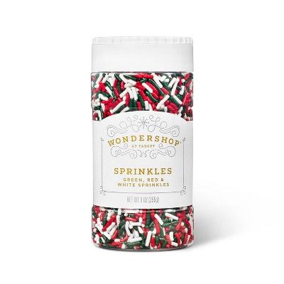 Holiday Sprinkles Green, Red, White - 9oz - Wondershop&#8482; | Target