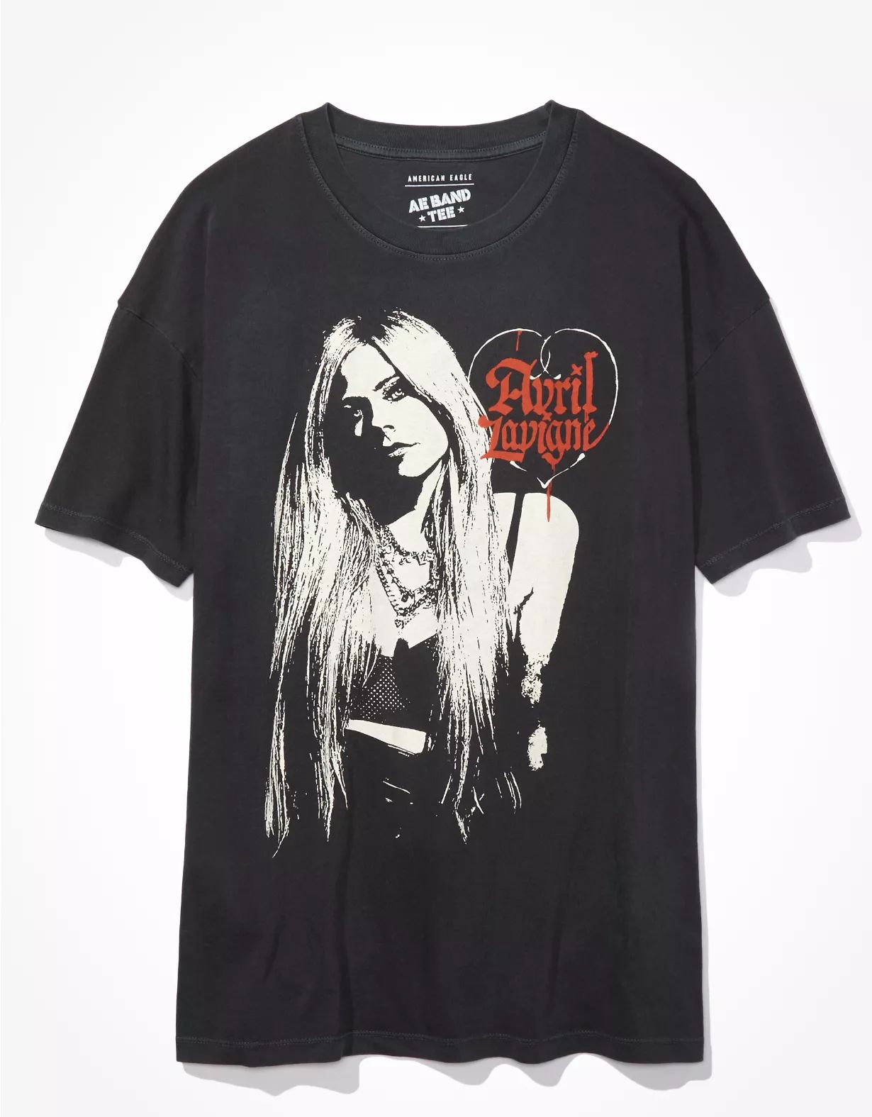 AE Oversized Avril Lavigne Graphic Tee | American Eagle Outfitters (US & CA)