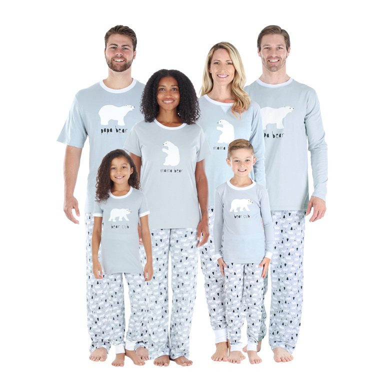 Sleepyheads Lightweight Knit Family Matching Pajama PJ Sets - Walmart.com | Walmart (US)