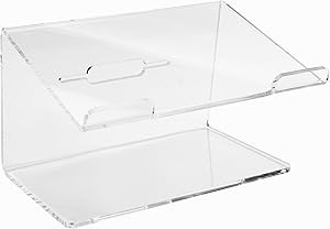 russell+hazel Acrylic Laptop Stand, Desktop Organization, Clear, 14” W x 12.125” L x 8.75” ... | Amazon (US)