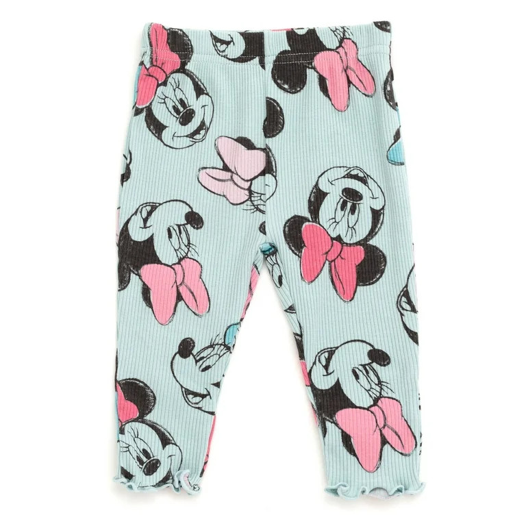 Disney Minnie Mouse Peplum T-Shirt and Pants Infant to Little Kid | Walmart (US)