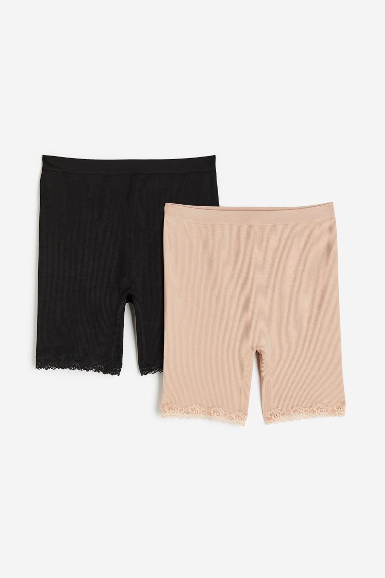 MAMA 2-pack seamless biker shorts | H&M (UK, MY, IN, SG, PH, TW, HK)