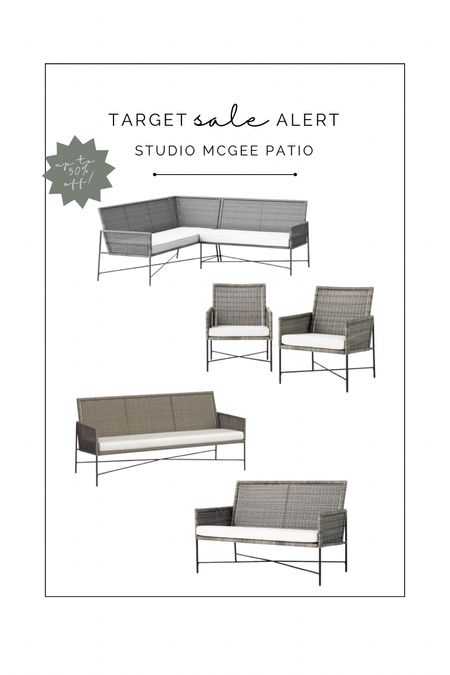 Up to 50% off Studio McGee patio furniture!

#LTKhome #LTKsalealert