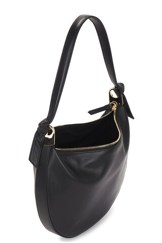 Harlow Shoulder Bag in Black & Gold | Revolve Clothing (Global)