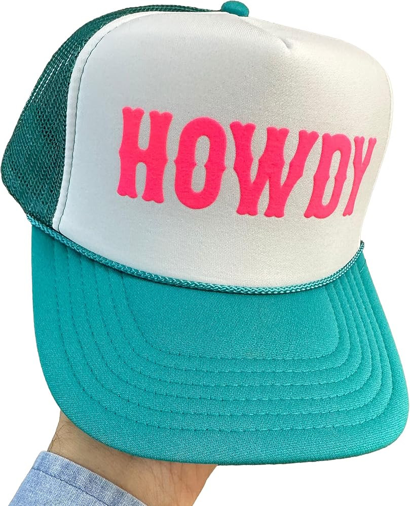 NACRE APPAREL Puff Print Design Trucker Hat Vinyl Puff Printed Trucker Hat Foam Trucker Hat | Amazon (US)