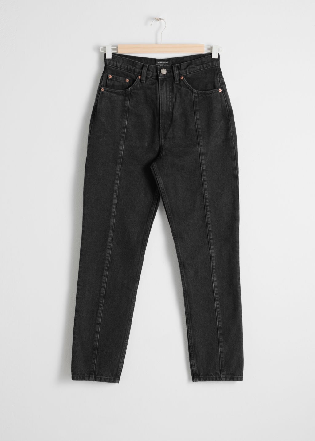 Tapered High Rise Jeans - Grey | & Other Stories (EU + UK)