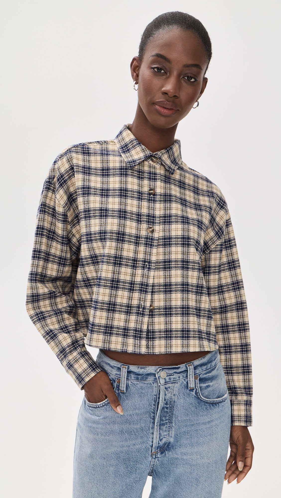 perfectwhitetee Tate Button Down Shirt | Shopbop | Shopbop