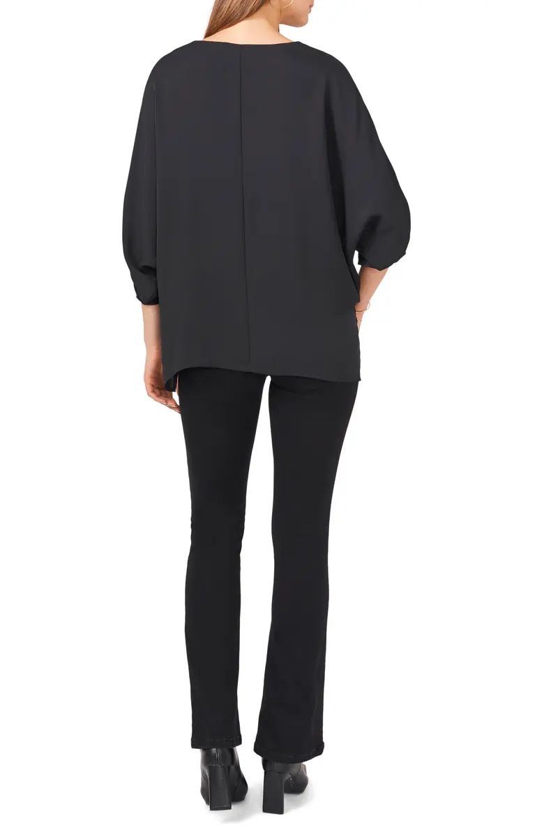 Vince Camuto Roll Tab Sleeve Tunic Top | Nordstrom | Nordstrom