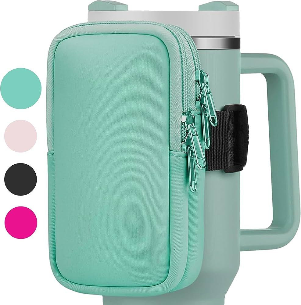 Water Bottle Pouch for Stanley Quencher Adventure 40oz - Stanley Cup Accessories - Tumbler Pouch ... | Amazon (US)