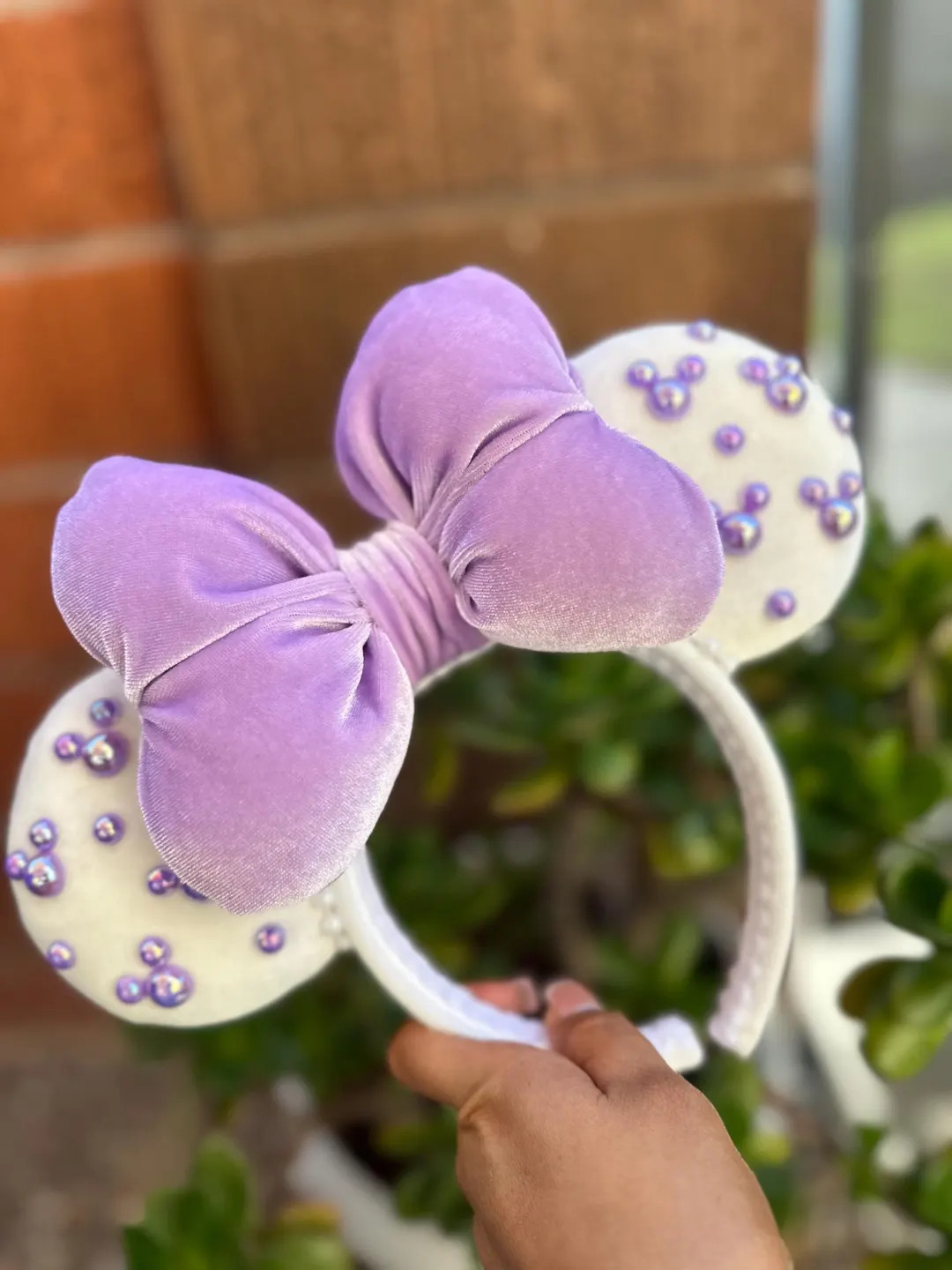 Lavender  Pearls Minnie Ears | Etsy (Global)