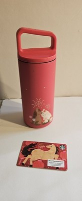 2026 Nwt Lunar New Year Horse Starbucks Red Insulated Steel 12oz Tumbler | eBay US