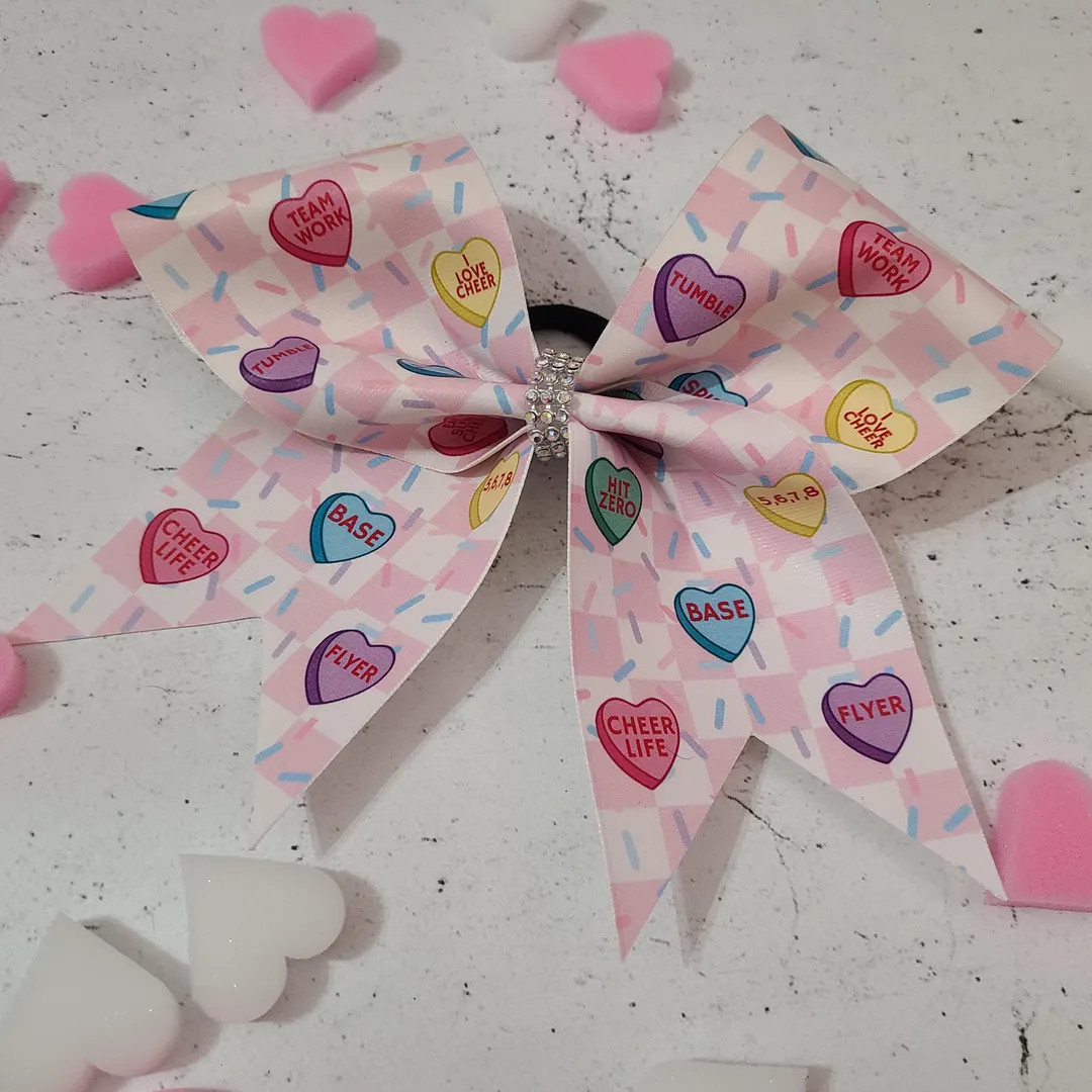 Valentine's Day Cheer Bow | Etsy (US)