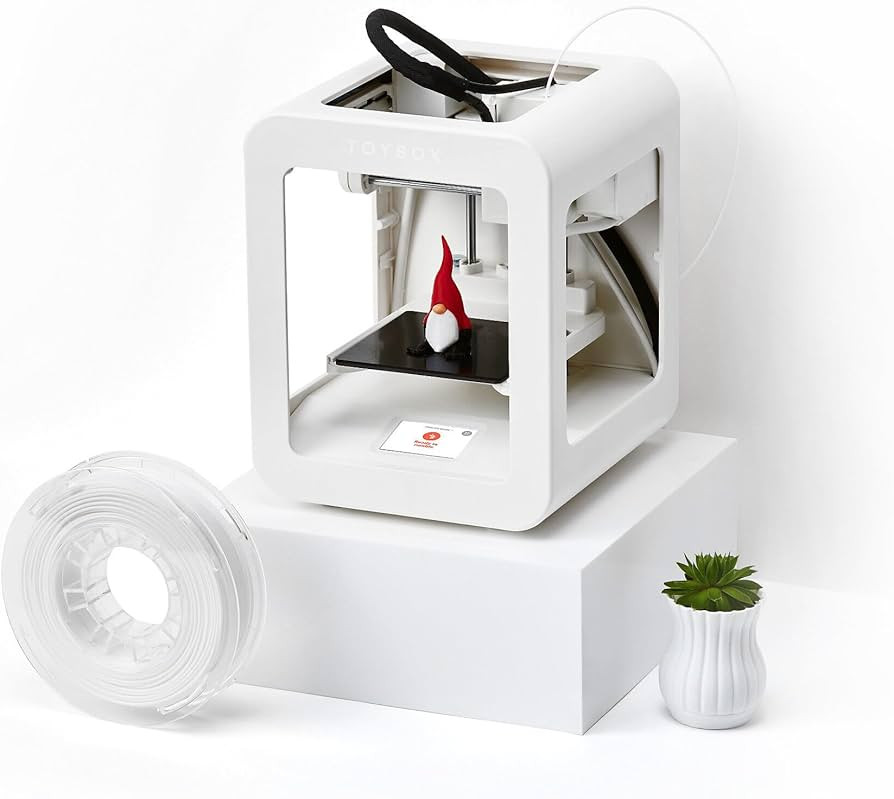 Toybox 3D 1-Touch Kid-Friendly Childrens Toy Printer and 1 Coconut Printer Food Starter Bundle | Amazon (US)