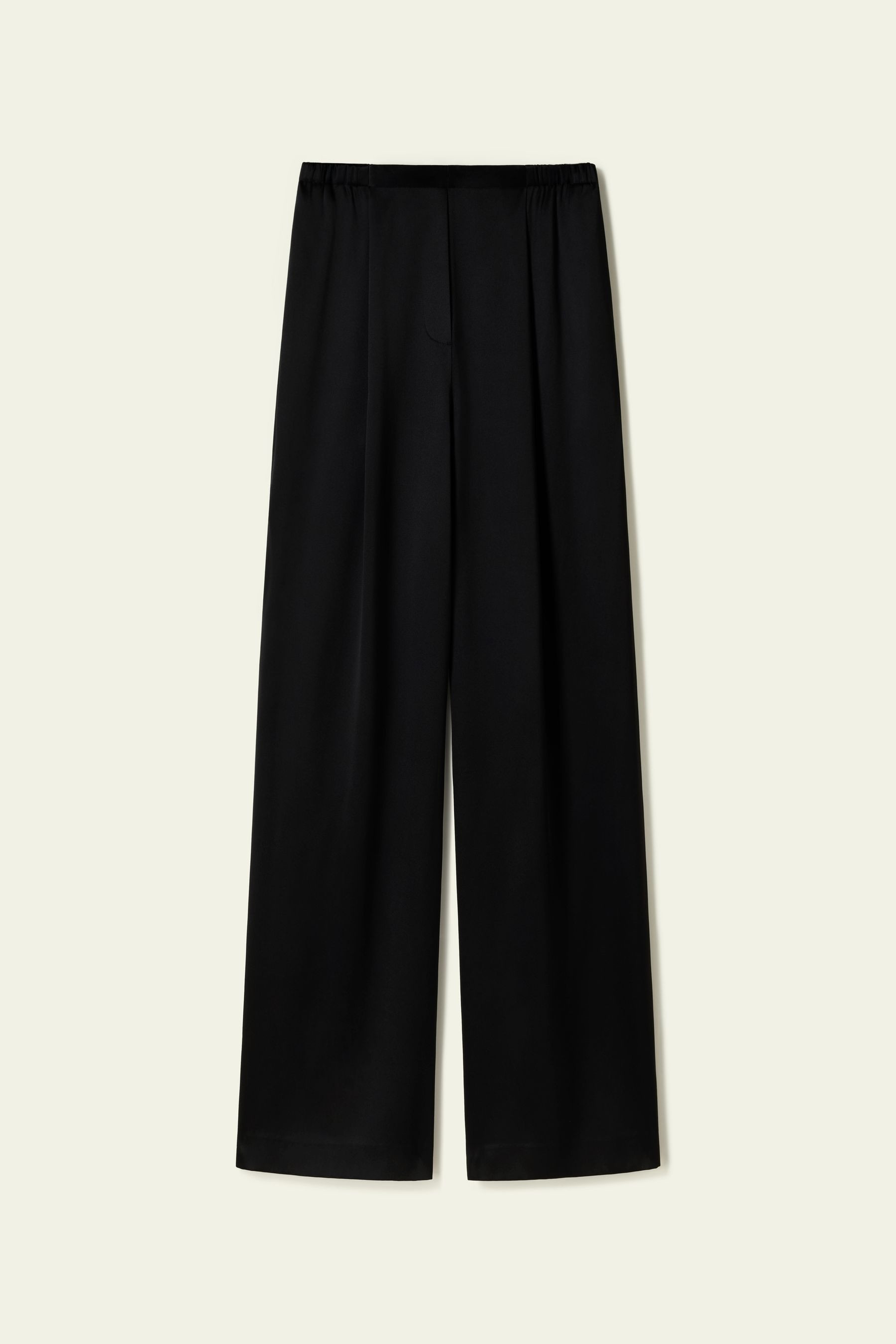 Double-Faced Silk Charmeuse Trousers | LILYSILK