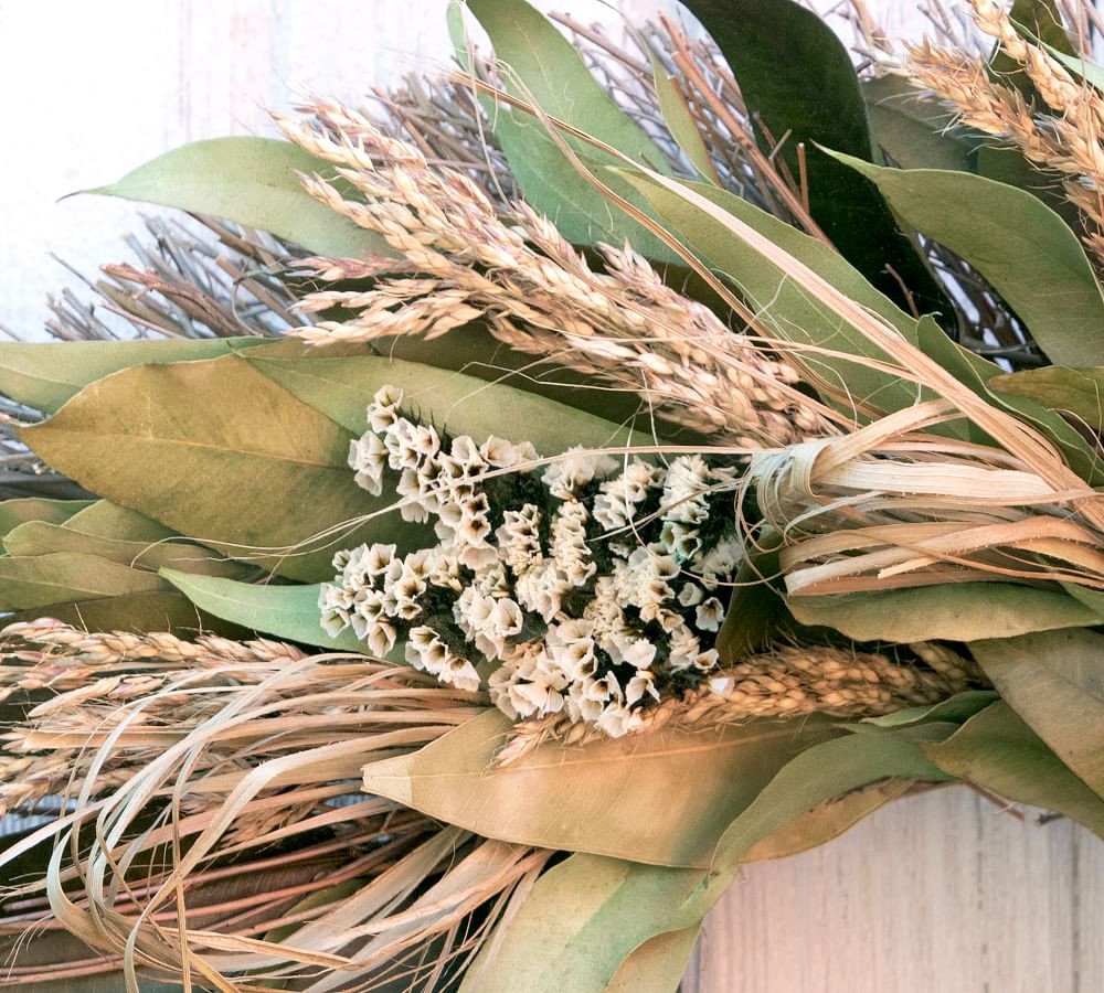 Dried White Oak Wreath | Pottery Barn (US)