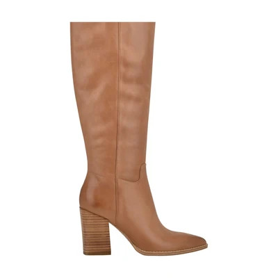 Brixe Heeled Leather Boots | Nine West (US)
