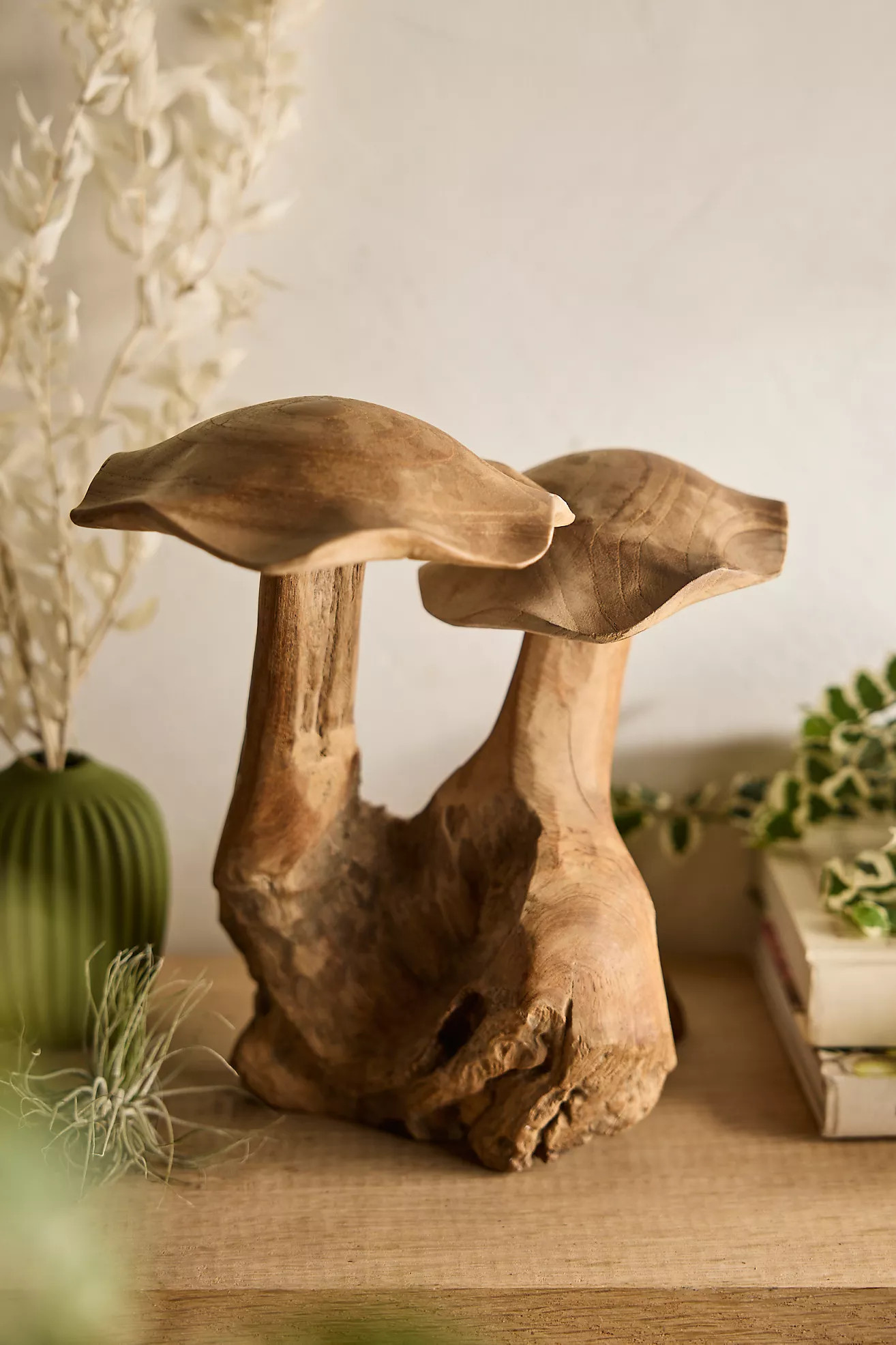 Teak Mushroom, Pair | Anthropologie (US)
