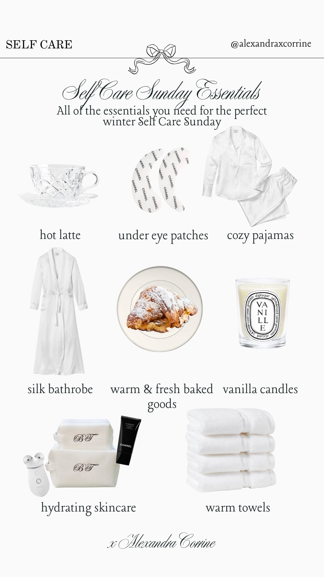 Winter self care Sunday essentials 🤍❄️

Self care, lifestyle, pajamas, pjs, silk, satin, bathrobe, robe, beauty, spa day at home, skincare, body care, aesthetic

#LTKSeasonal #LTKBeauty #LTKHome