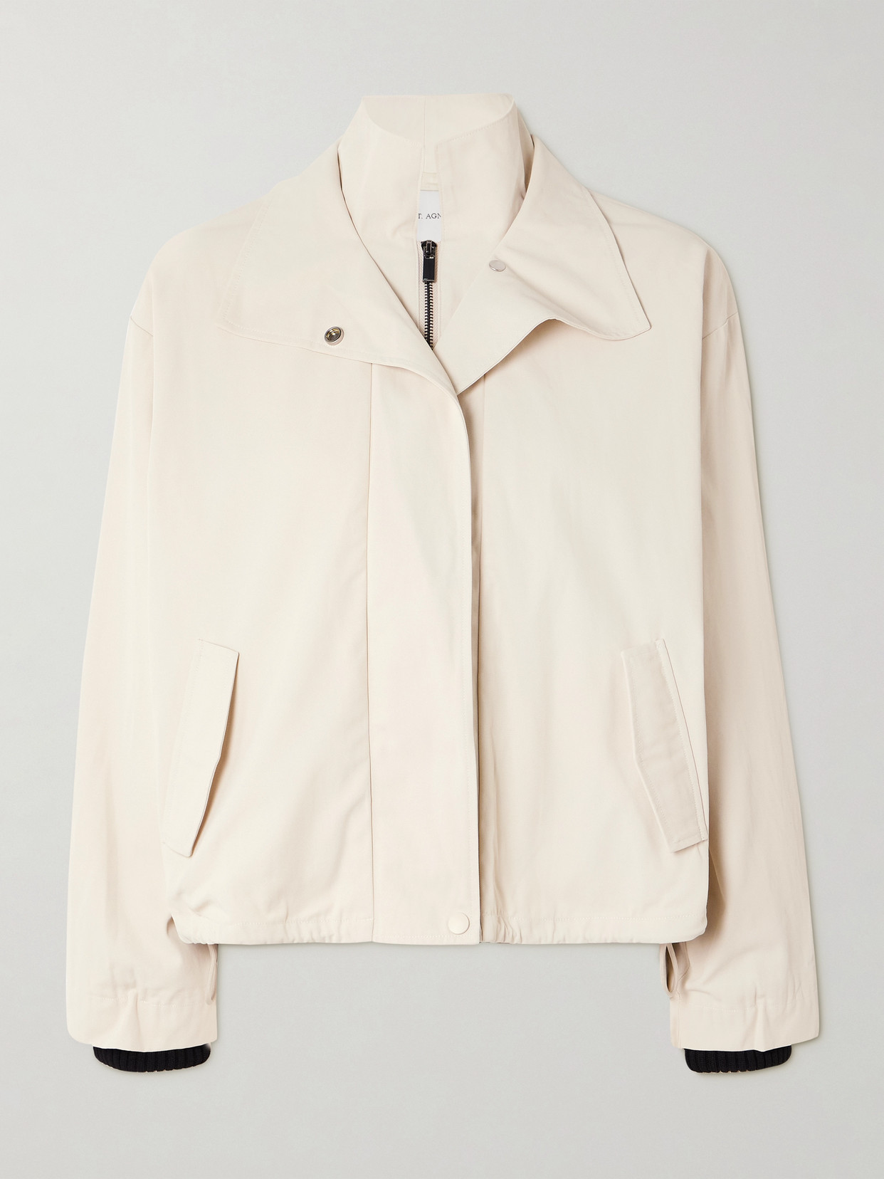 ST. AGNI - Recycled-twill Jacket - Ecru - large | NET-A-PORTER APAC