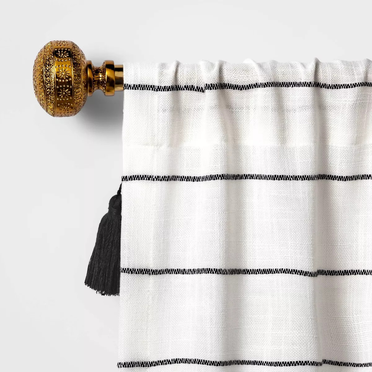 Stamped Metal Knob Curtain Rod - Opalhouse™ | Target