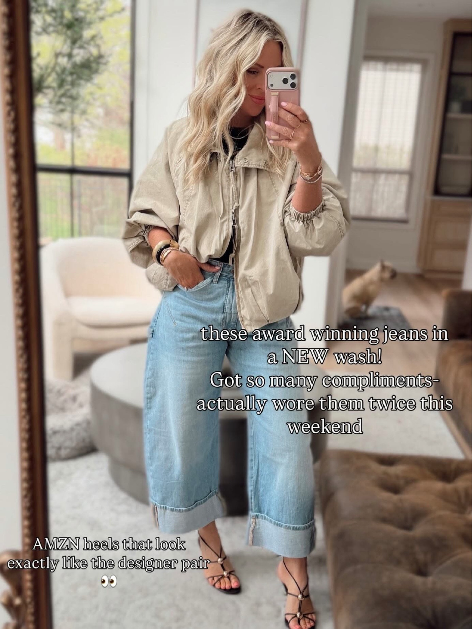 OOTN✨
Small in jacket can size down.
Jeans tts- new color drop! + on sale! RARE

Jeans. Outerwear. Denim. Spring outfit

#LTKootd #LTKSeasonal
