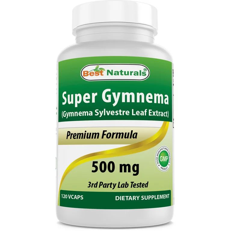 Best Naturals Gymnema Sylvestre Leaf Extract 500 mg 120 Vegetarian Capsules | Walmart (US)