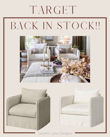 Target Berea chairs back in stock! Target accent chairs, Target home decor, linen chairs, accent chairs, white chairs 

#LTKsalealert #LTKstyletip #LTKhome