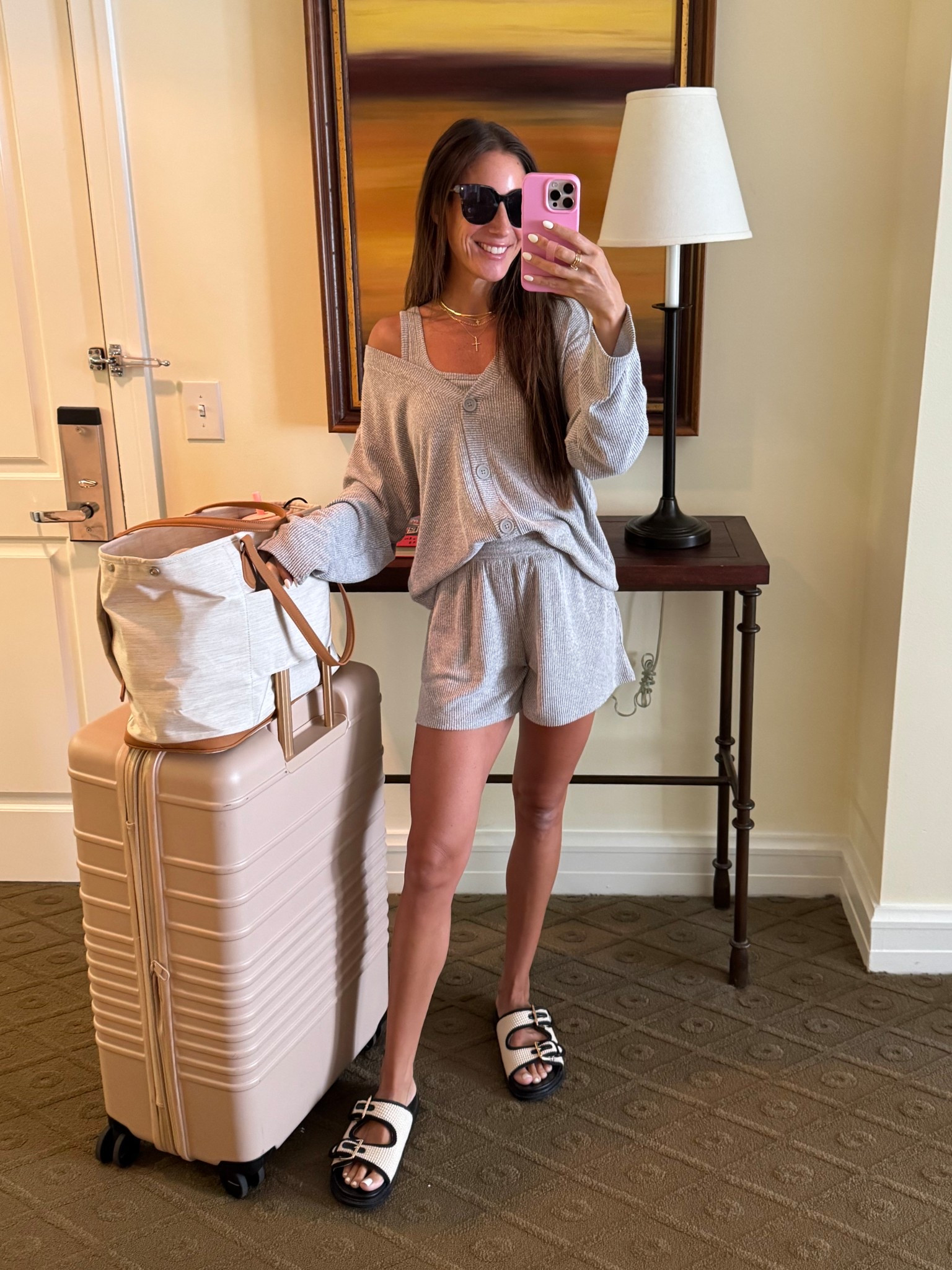 My fave purchase lately, this 3 piece set is sooo soft and comfy! Technically pjs but totally can wear whenever. Perfect travel outfit. In small! #nsale #nordstrom 

#LTKTravel #LTKStyleTip #LTKSaleAlert