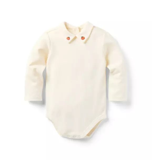 The Pumpkin Collar Baby Bodysuit | Janie and Jack