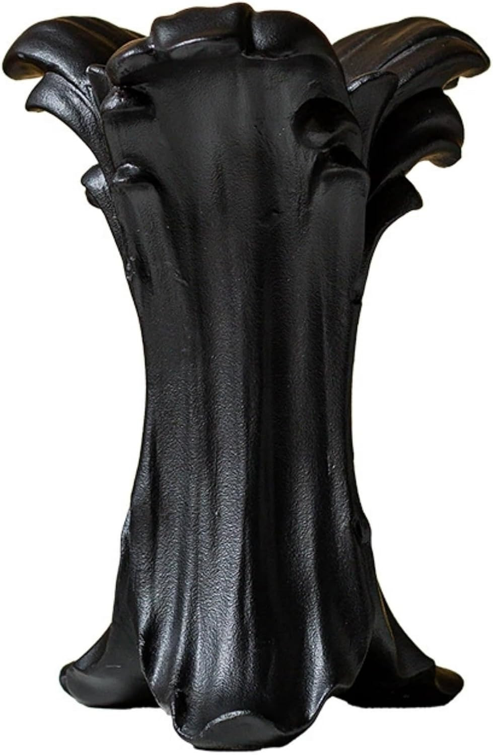 Gothic Ceramic Vase, 8.74×6.46×5.63inches, Matte Black Flower Vase for Red & Black Roses,Dark Academia Witchy Aesthetic Vase for Bedroom Living Room Dining Table | Amazon (US)