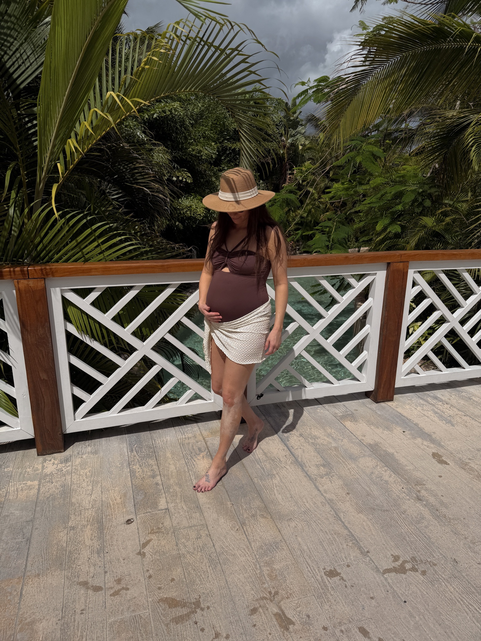 Love this one piece - it's not maternity but it fits over my 25 week bump perfectly! I ordered a size medium which is the size I would normally get!

#LTKmomlife #LTKSwim #LTKBump