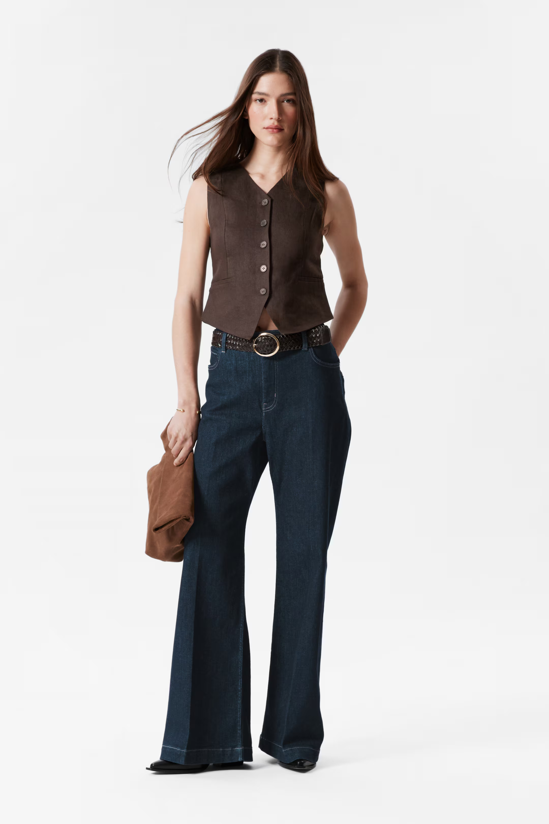 Tailored Linen Waistcoat | H&M (UK, MY, IN, SG, PH, TW, HK)