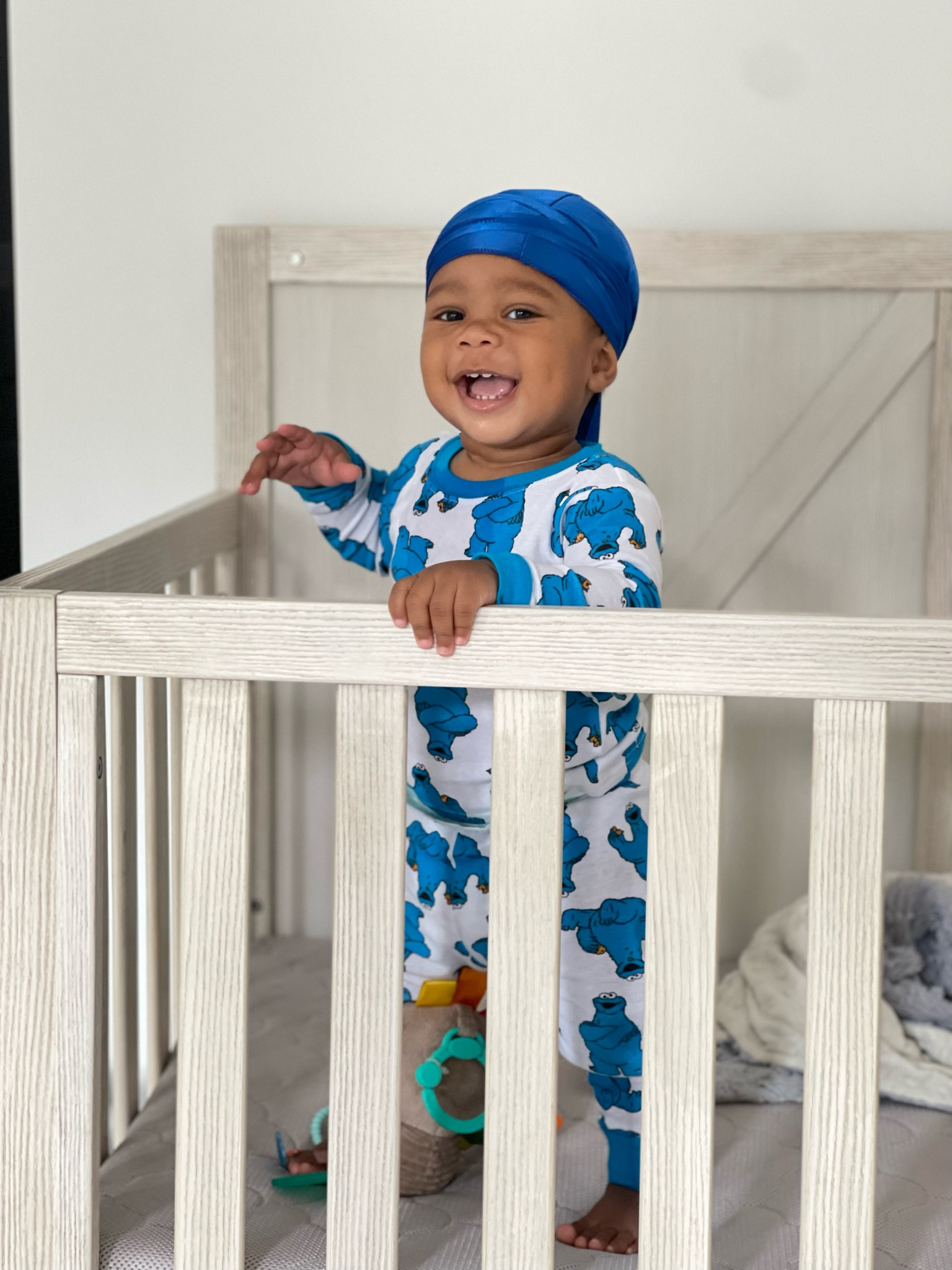 It took a while to pick out a crib and mattress that was would grow with him. The mattress is literally a sponge so it’s extremely breathable and I feel so safe when he sleeps on it ! And for the crib It’s the perfect color a convertible crib for a reasonable price and a dupe for the RH crib.

#LTKhome #LTKkids #LTKsalealert