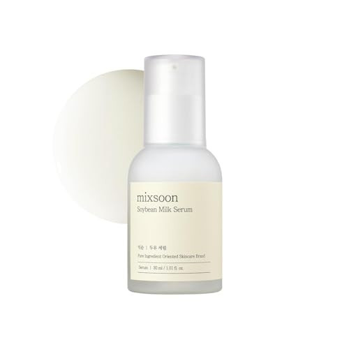 mixsoon Soybean Milk Serum - Milk Moisturizer, Face Milk, Hydrating and Firming for Face, Nourishing Formula for Smooth Skin 30ml / 1.01 fl.oz. Korean Glass Skin Care | Amazon (US)