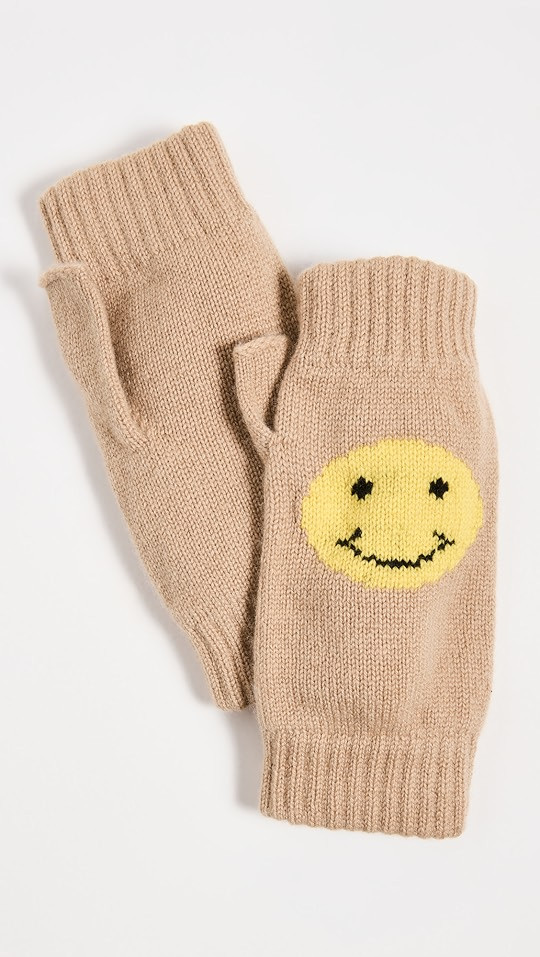 Rosie Sugden Smiley Face Cashmere Wrist Warmers | SHOPBOP | Shopbop