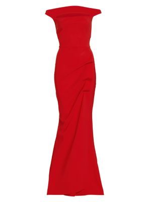 Melania Off-The-Shoulder Gown | Saks Fifth Avenue