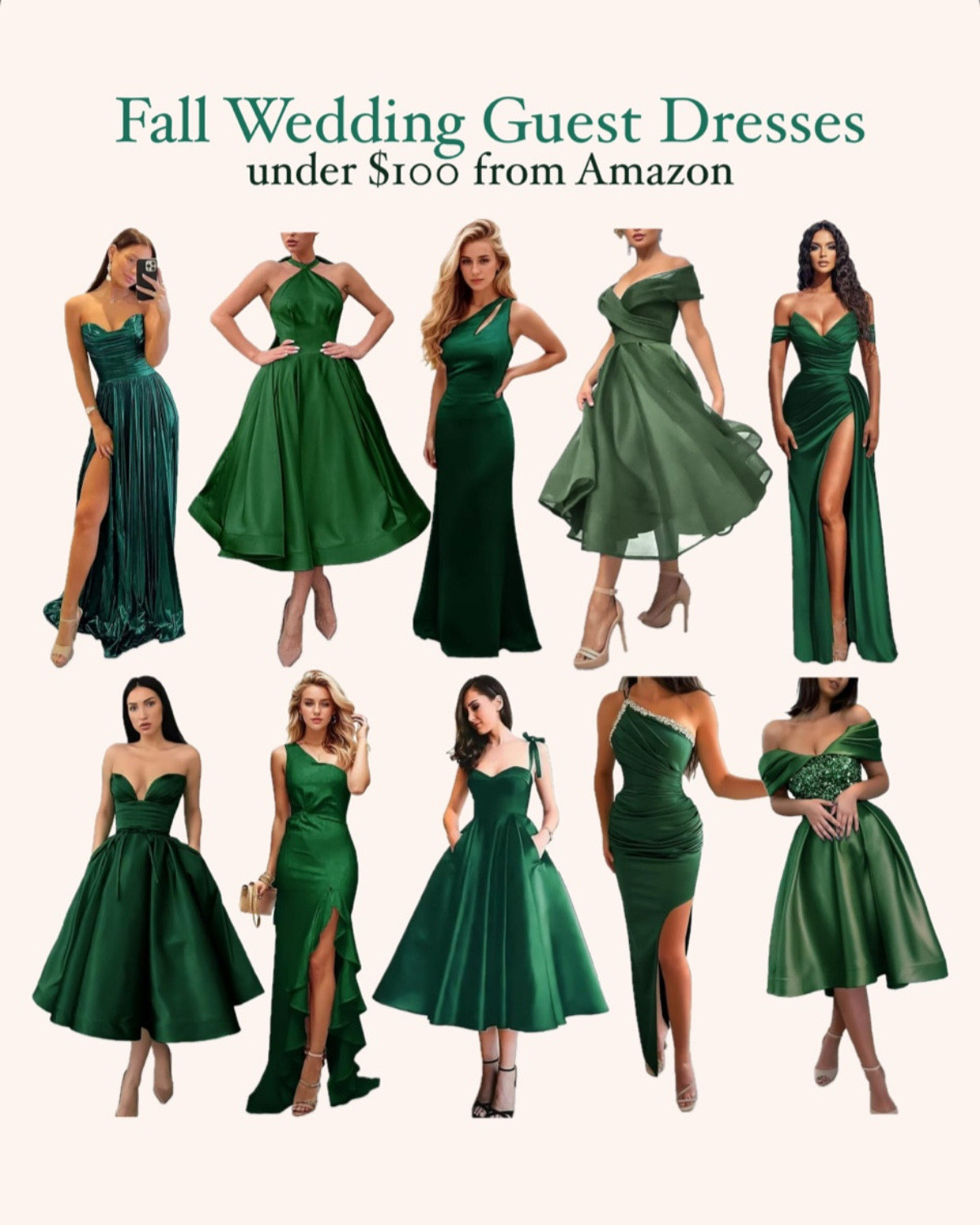 Wedding Guest dresses from Amazon, wedding guest dress, wedding guest dress fall, wedding guest dress amazon, wedding guest dress formal, wedding guest dress spring, amazon dress, amazon fashion, amazon womens fashion, wedding guest,  fall bridesmaids dress, green formal dress, green wedding guest dress,  green formal dress, green bridesmaid dress

#LTKFindsUnder100 #LTKWedding