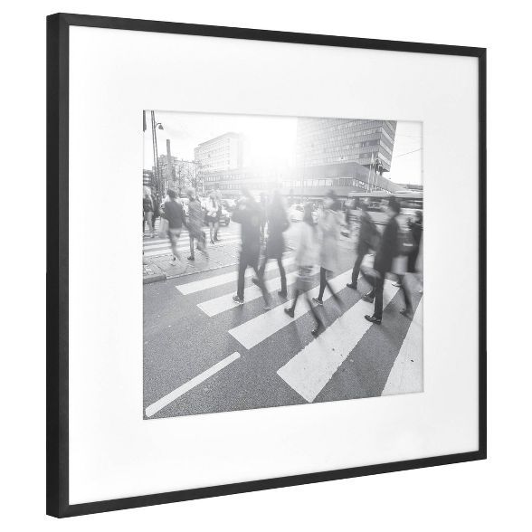 Thin Gallery Matted Photo Frame Black - Project 62™ | Target