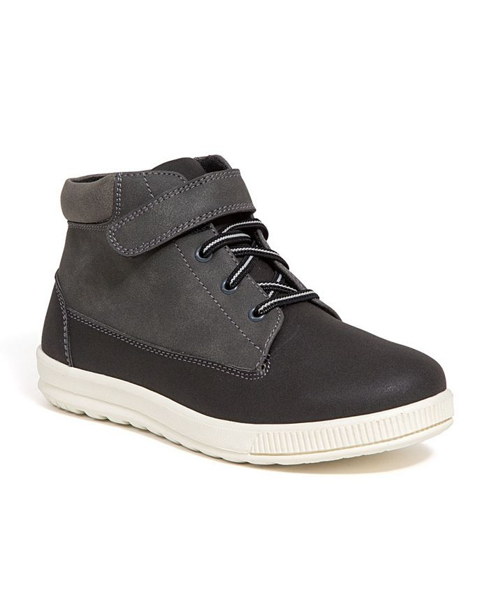 Little and Big Boys Niles Memory Foam Dress Casual Comfort High Top Sneaker Boot | Macys (US)