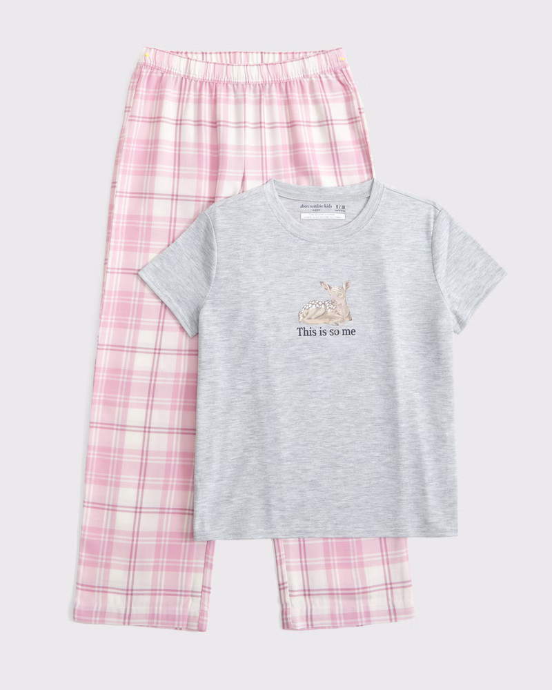girls pants pajama set | girls pajamas | Abercrombie.com | Abercrombie & Fitch (US)